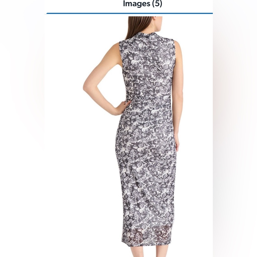 NWT-Betsy Johnson Midi Dress - Picture 2 of 10